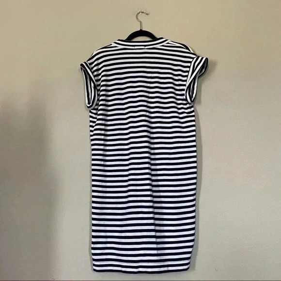 ATM Anthony Thomas Melillo V-Neck Cap Sleeve Striped Dress Size XS/S - Picture 5 of 6